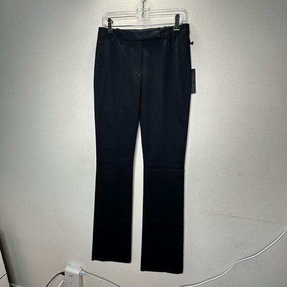 NWT Belstaff Midnight Black The Derby Classic Trouser Belt Loops Flare Legs 40 - Picture 15 of 16